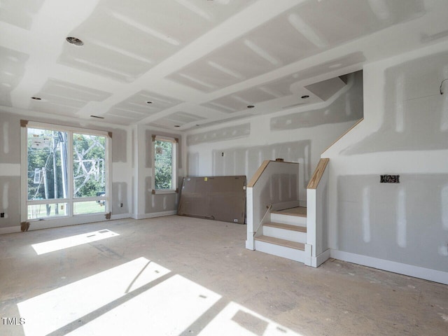 view of unfurnished living room