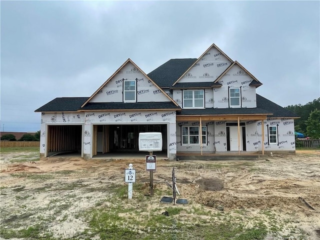 view of property in mid-construction