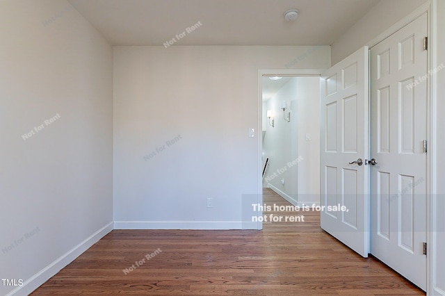 interior space featuring dark hardwood / wood-style floors