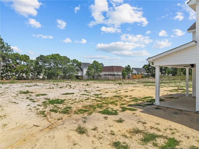 view of yard featuring a patio area