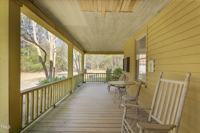 view of deck