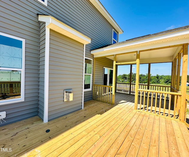 view of deck