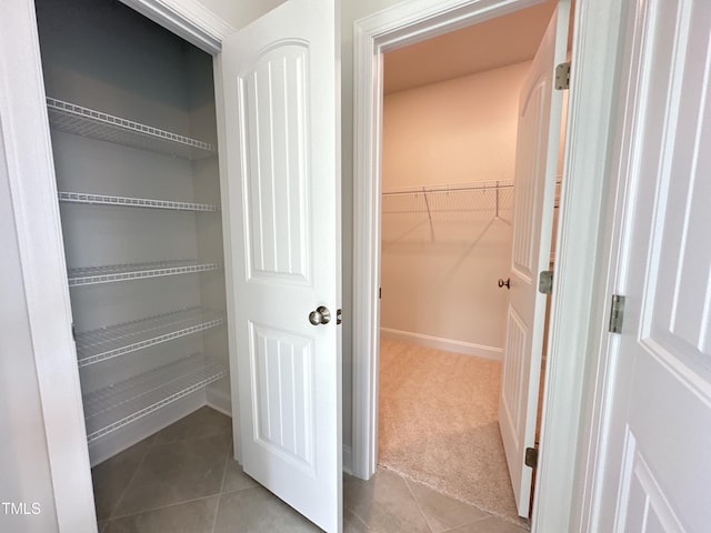 view of closet