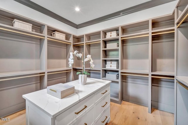 1312 Hunting Ridge Rd, Raleigh, NC 27615 - spacious closet featuring light wood-style floors