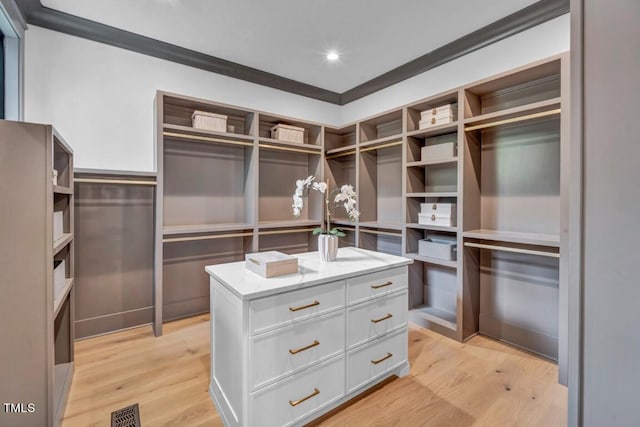 1312 Hunting Ridge Rd, Raleigh, NC 27615 - walk in closet with light wood finished floors