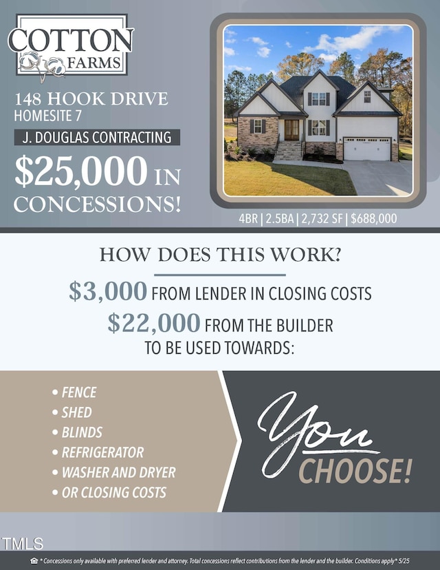 148 Hook Dr Lot 7, Fuquay Varina, NC 27526 - view of a document