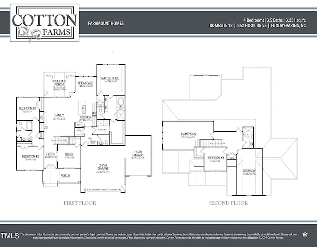 262 Hook Dr Lot 12, Fuquay Varina, NC 27526 - floor plan / room layout
