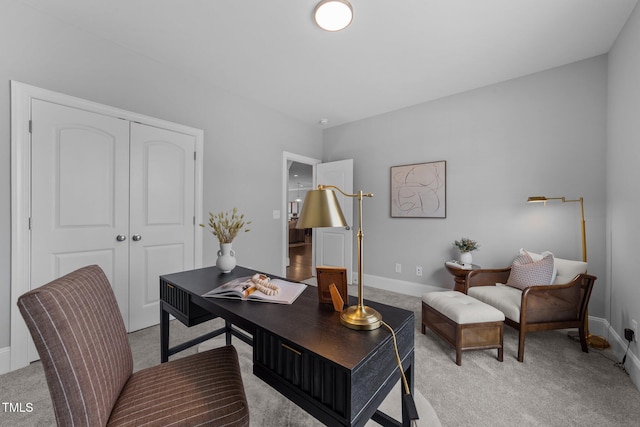 262 Hook Dr Lot 12, Fuquay Varina, NC 27526 - home office with light colored carpet and baseboards