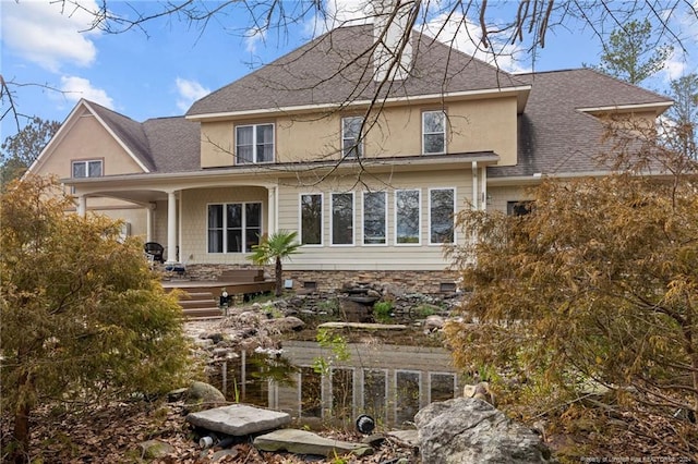 view of rear view of house