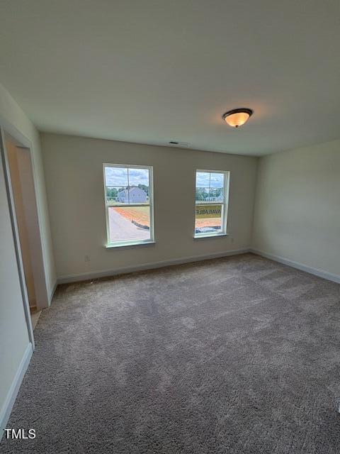 123 Sage Ln Unit 010, Four Oaks, NC 27524 - unfurnished bedroom featuring multiple windows, light colored carpet, and baseboards