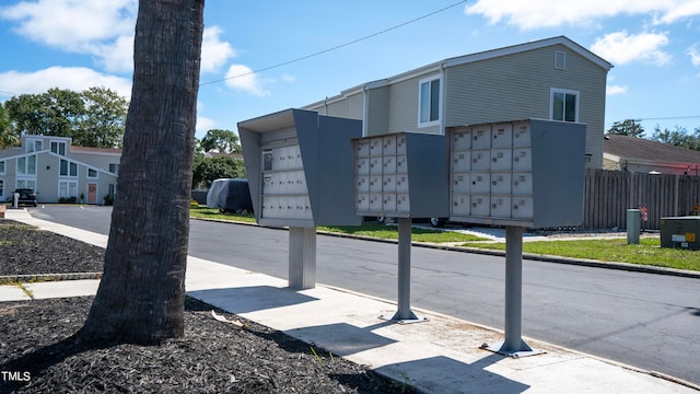 surrounding community featuring mail boxes