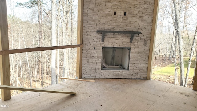 view of unfurnished living room