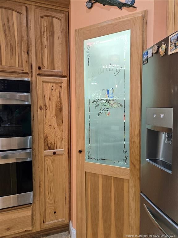 kitchen with stainless steel appliances