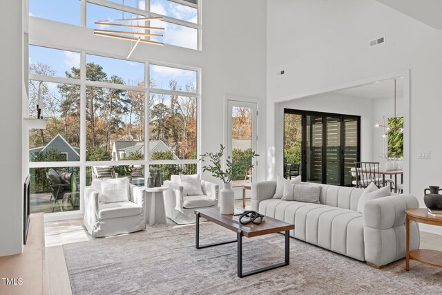 1435 Duplin Rd, Raleigh, NC 27607 - living room with a towering ceiling