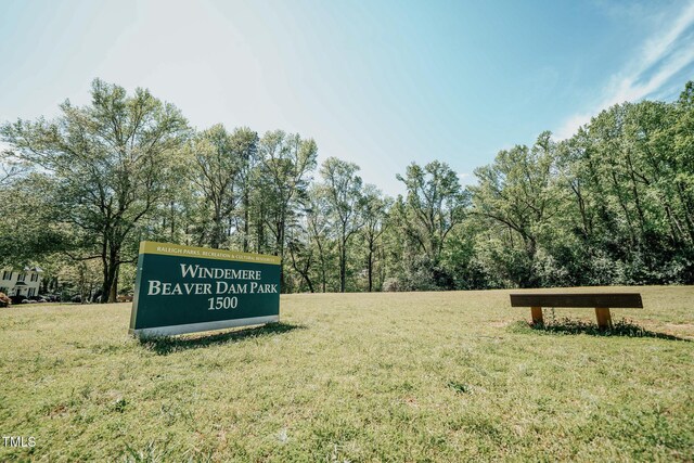 1435 Duplin Rd, Raleigh, NC 27607 - view of property's community featuring a lawn