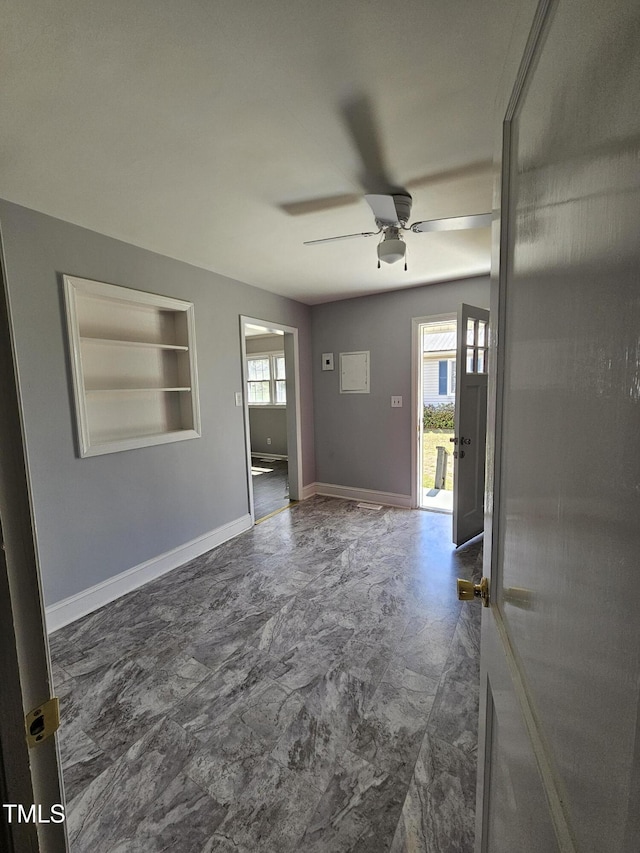 910 Marshall St, Roanoke Rapids, NC 27870 - interior space with ceiling fan and a healthy amount of sunlight