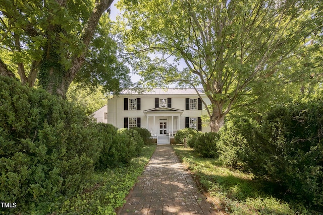 6720 Mebane Oaks Rd, Mebane, NC 27302 - colonial home featuring metal roof