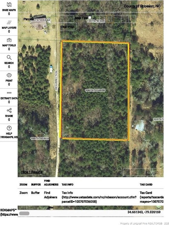 0000 Burnette Rd, Lumberton NC, 28360 land for sale