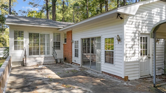 back of house featuring a patio area