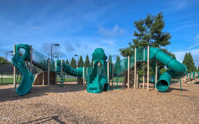 view of jungle gym