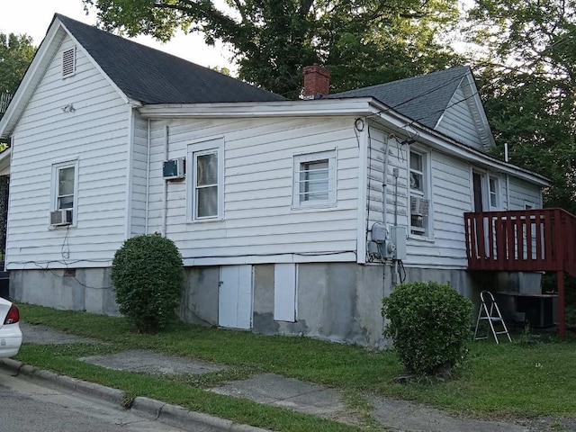 view of side of property