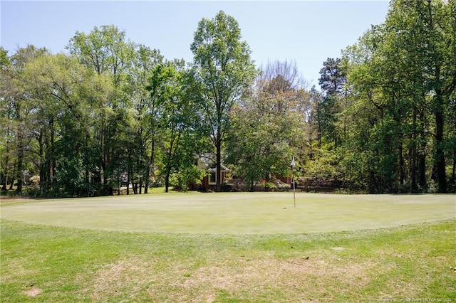 surrounding community featuring a lawn