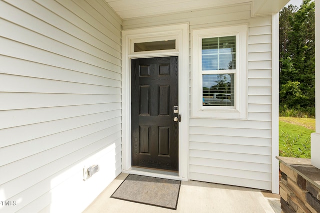 view of entrance to property