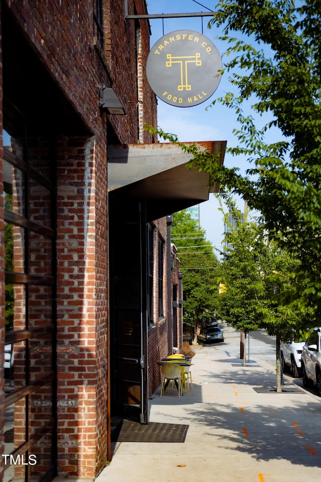 view of side of property