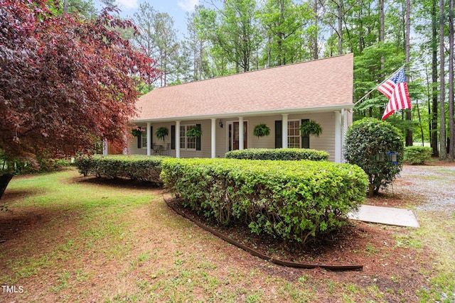 view of ranch-style home