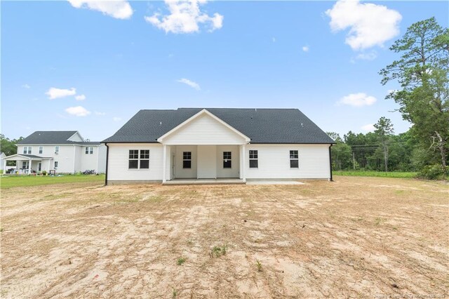 view of back of property