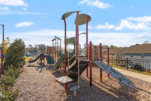 view of jungle gym