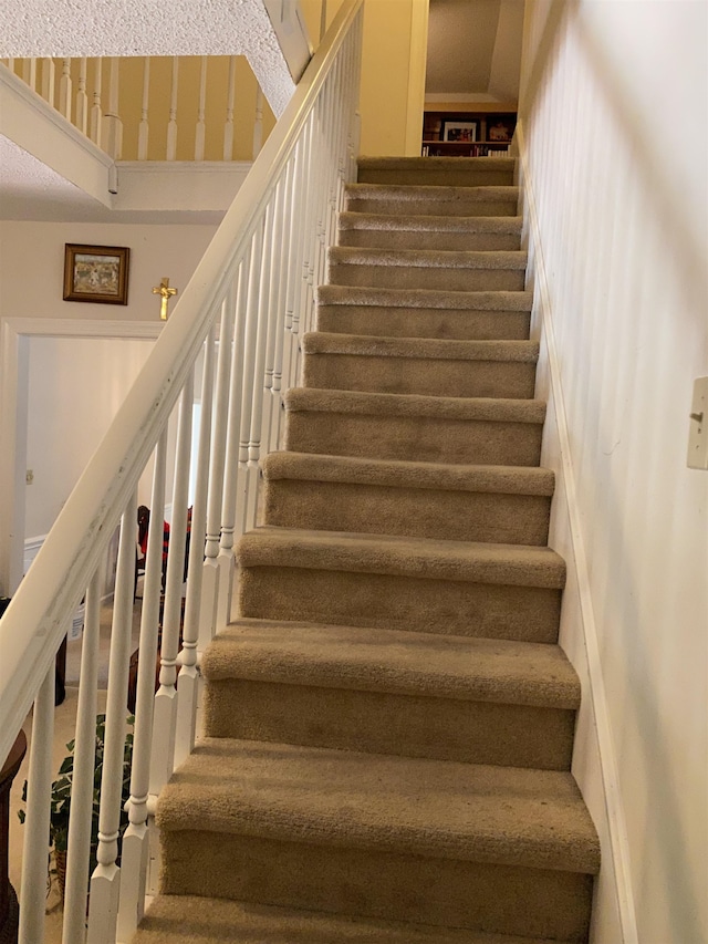 view of stairs