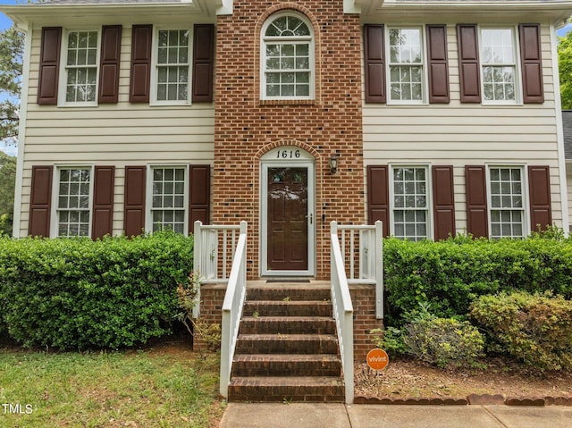 view of colonial house