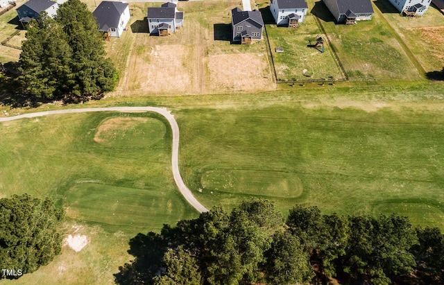 592 Barbour Farm Ln, Four Oaks, NC 27524 - aerial view of residential area with a golf course