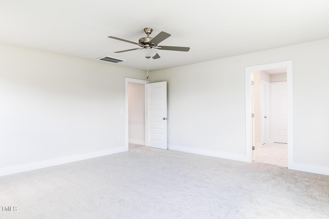 592 Barbour Farm Ln, Four Oaks, NC 27524 - unfurnished room with light carpet and a ceiling fan