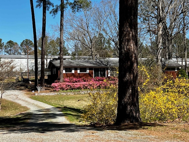 view of ranch-style house