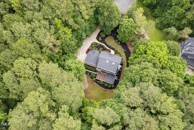 7811 Still Crossing Rd, Chapel Hill, NC 27516 - aerial view of property's location featuring a heavily wooded area