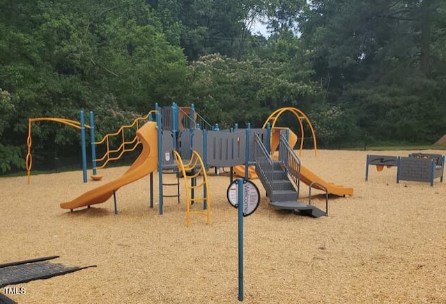 view of jungle gym