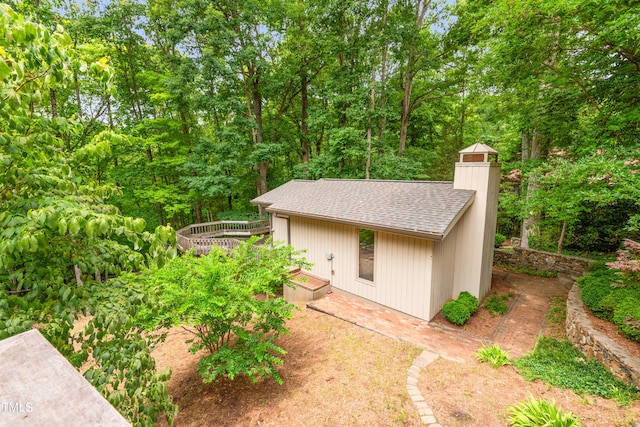 view of outbuilding