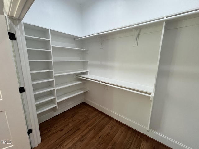 223 E Nash St, Spring Hope, NC 27882 - spacious closet with dark wood-type flooring