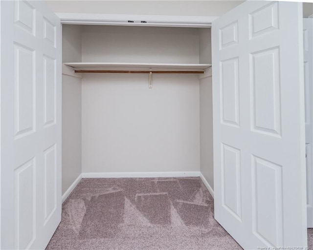 view of closet