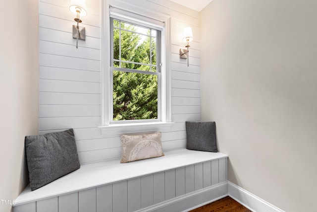 3209 Bryant Falls Ct, Raleigh, NC 27613 - living area featuring baseboards and dark wood-style floors