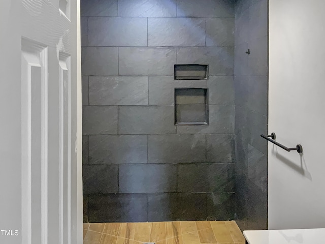 bathroom featuring tile patterned flooring