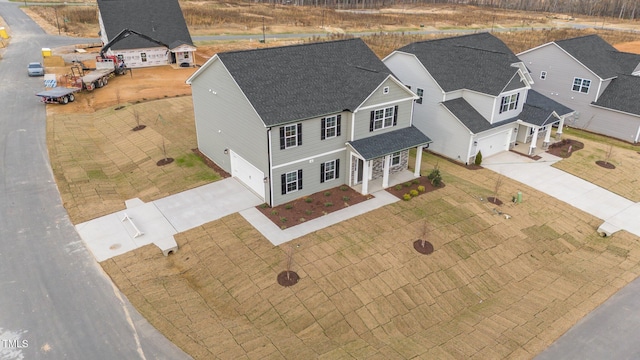 535 Husketh Rd, Youngsville, NC 27596 - view from above of property