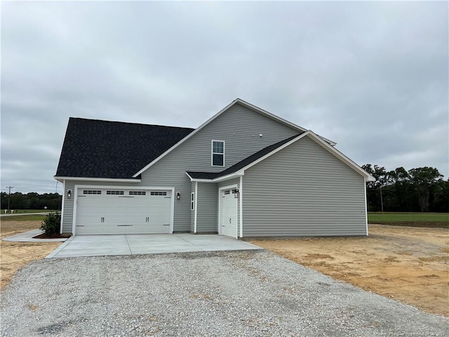 front facade featuring a garage