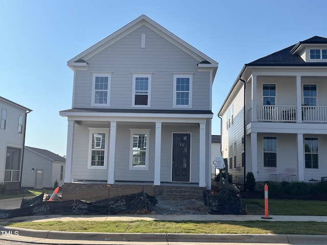 view of front of property