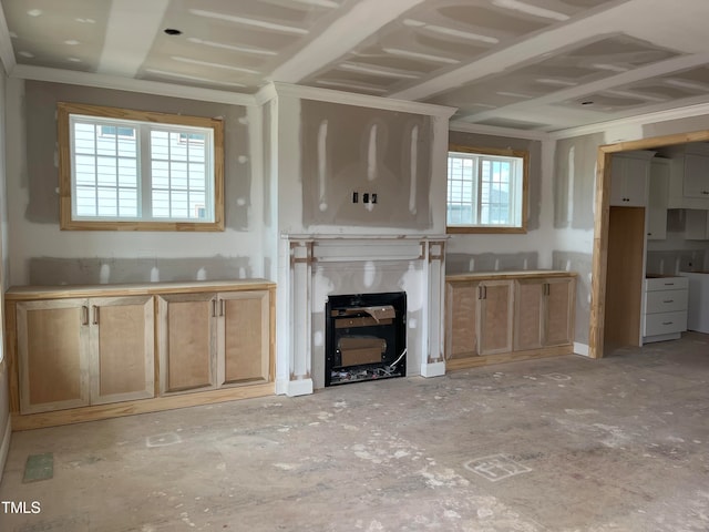 view of unfurnished living room