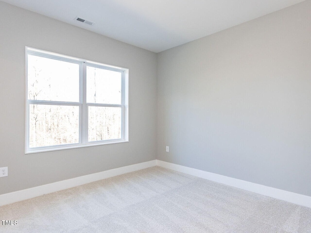 unfurnished room with carpet