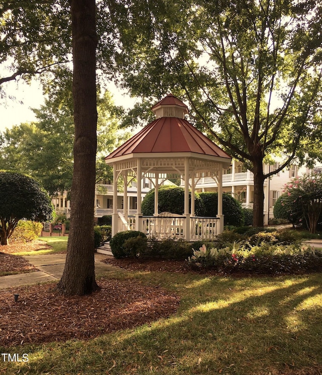 8305 Society Pl, Raleigh, NC 27615 - view of community featuring a gazebo