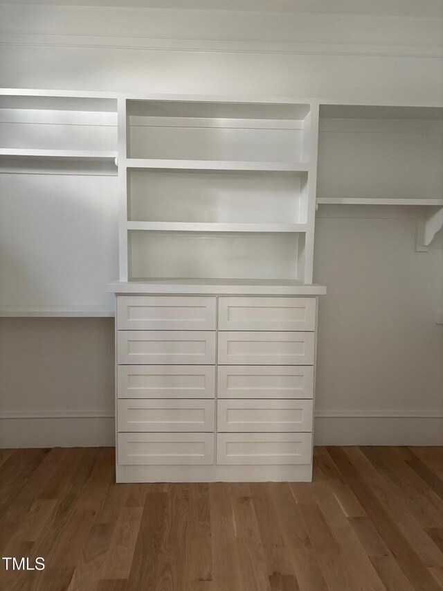 8305 Society Pl, Raleigh, NC 27615 - spacious closet featuring wood finished floors